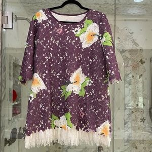 Flirty Floral Lace Mini Dress